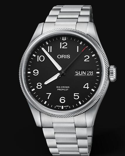 Review Oris Aviation Big Crown Propilot Big Day Date 44MM Replica Watch 01 752 7760 4164-07 8 22 08